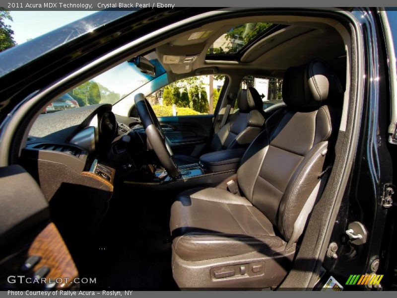 Crystal Black Pearl / Ebony 2011 Acura MDX Technology