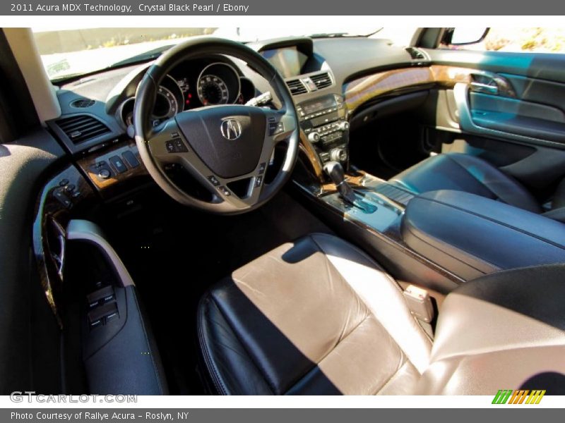 Crystal Black Pearl / Ebony 2011 Acura MDX Technology