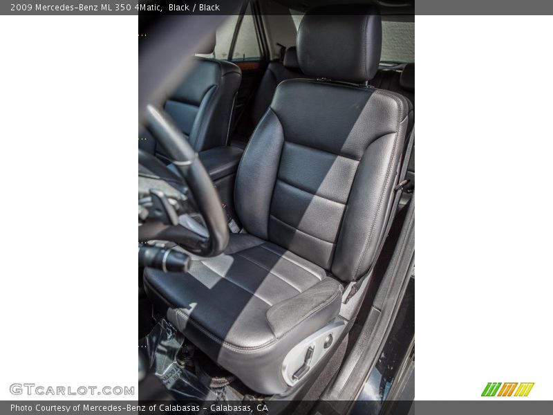 Black / Black 2009 Mercedes-Benz ML 350 4Matic
