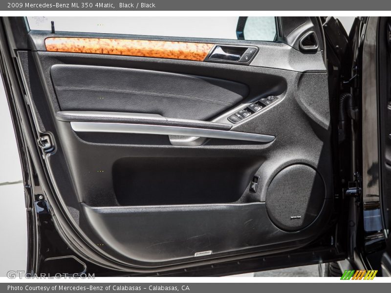 Black / Black 2009 Mercedes-Benz ML 350 4Matic