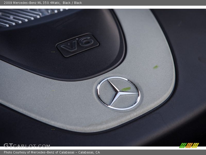 Black / Black 2009 Mercedes-Benz ML 350 4Matic