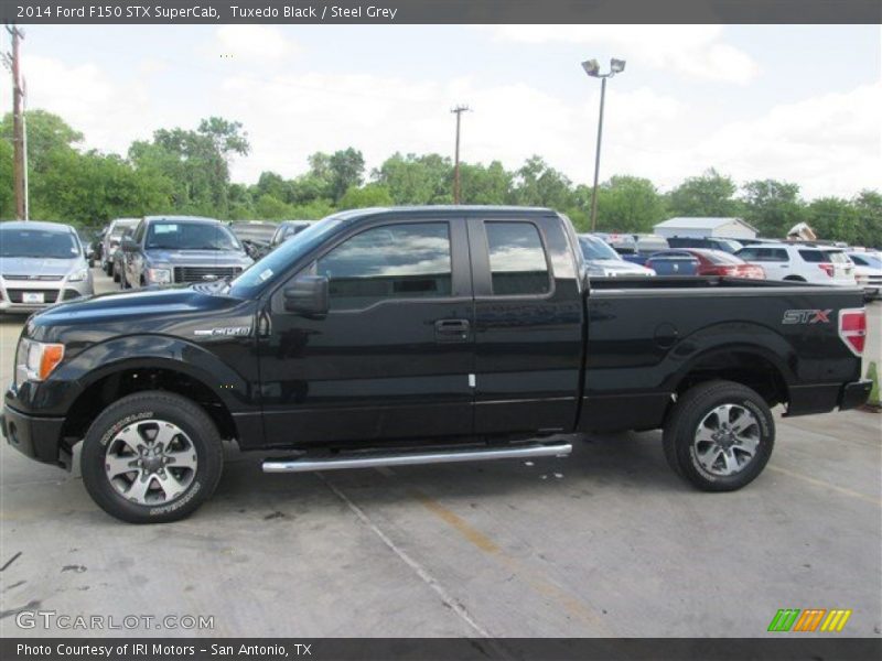 Tuxedo Black / Steel Grey 2014 Ford F150 STX SuperCab