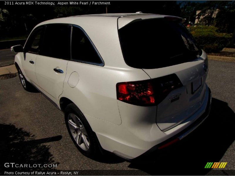 Aspen White Pearl / Parchment 2011 Acura MDX Technology