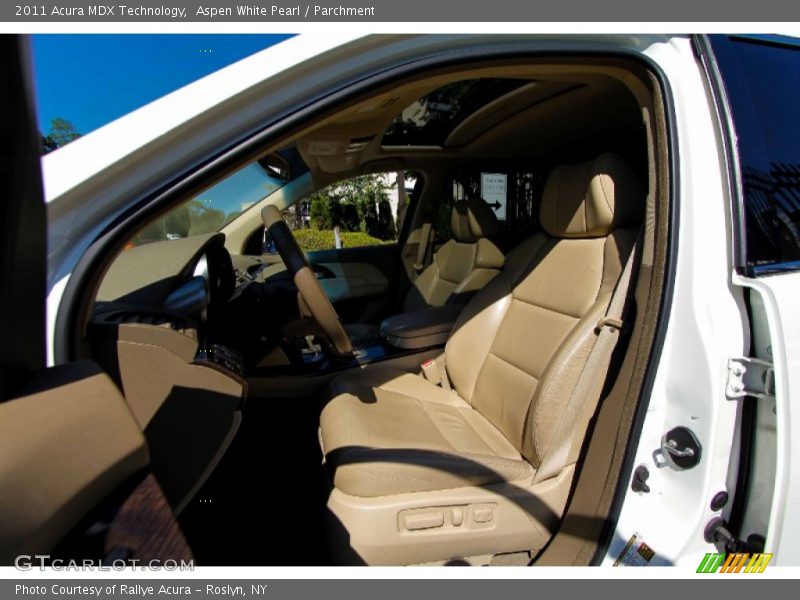 Aspen White Pearl / Parchment 2011 Acura MDX Technology