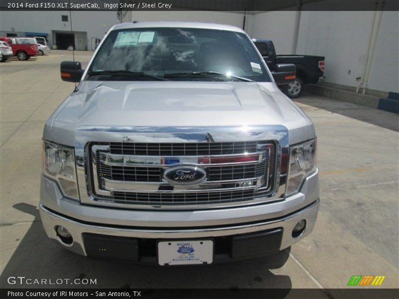 Ingot Silver / Steel Grey 2014 Ford F150 XLT SuperCab