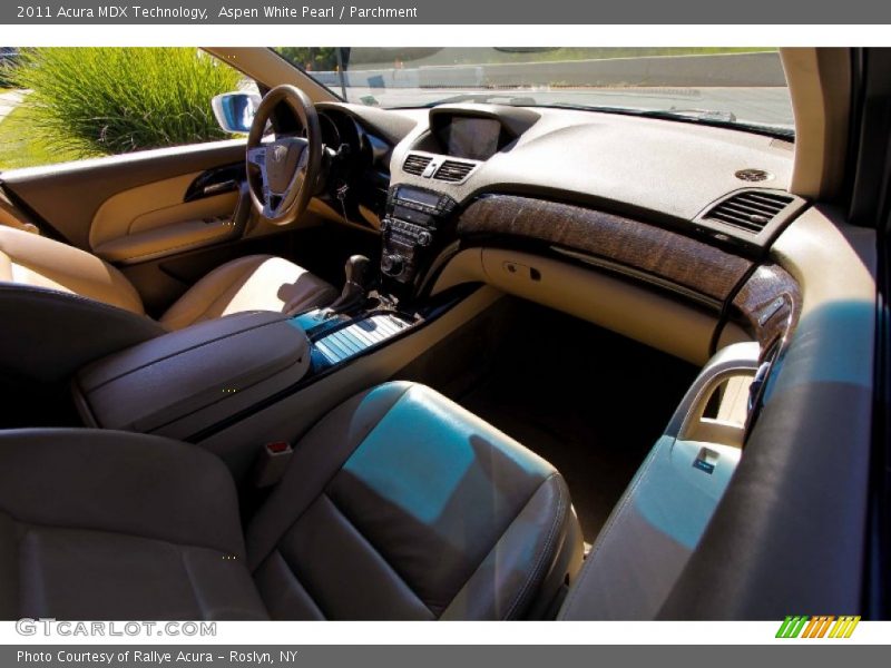 Aspen White Pearl / Parchment 2011 Acura MDX Technology