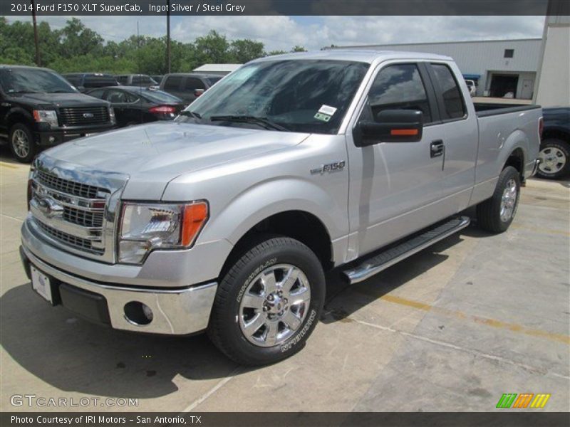 Ingot Silver / Steel Grey 2014 Ford F150 XLT SuperCab