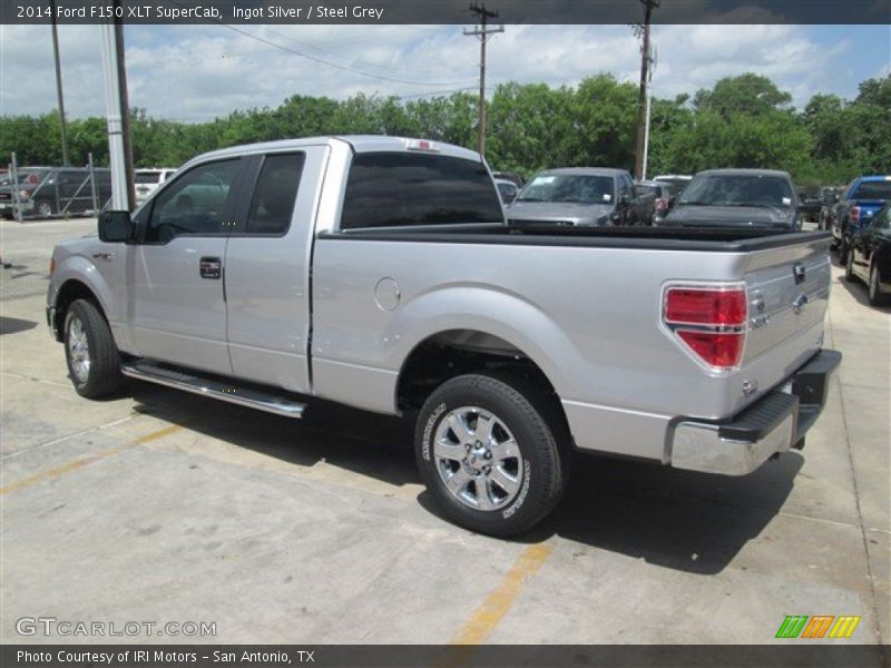 Ingot Silver / Steel Grey 2014 Ford F150 XLT SuperCab