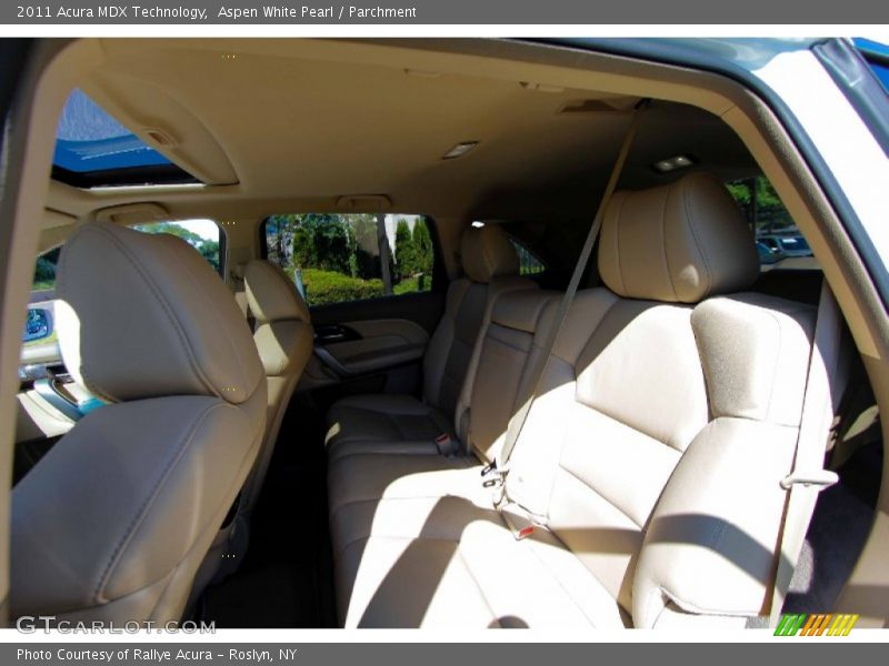 Aspen White Pearl / Parchment 2011 Acura MDX Technology