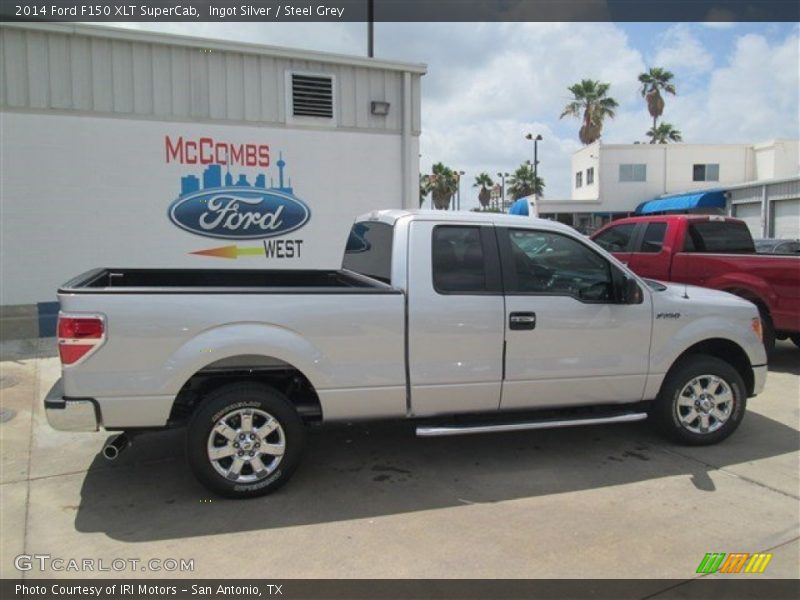 Ingot Silver / Steel Grey 2014 Ford F150 XLT SuperCab