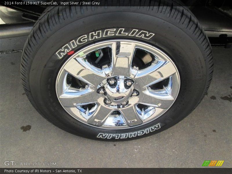 Ingot Silver / Steel Grey 2014 Ford F150 XLT SuperCab
