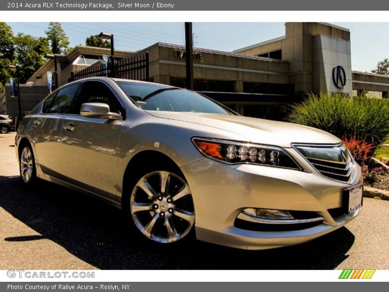 Silver Moon / Ebony 2014 Acura RLX Technology Package