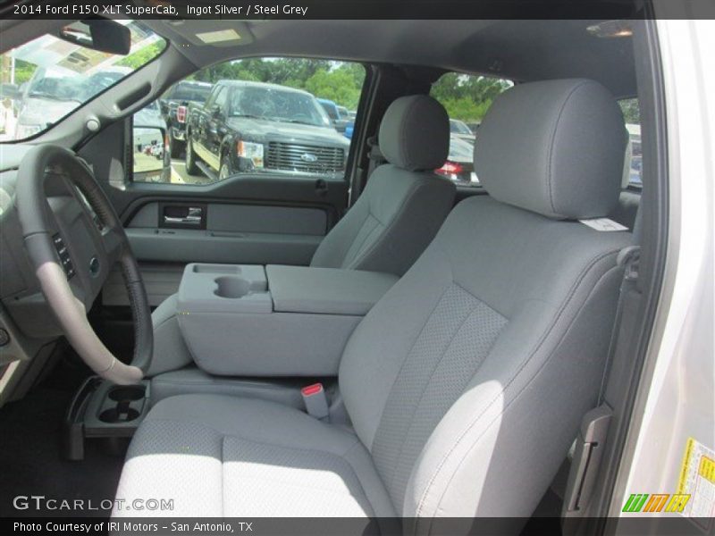 Ingot Silver / Steel Grey 2014 Ford F150 XLT SuperCab