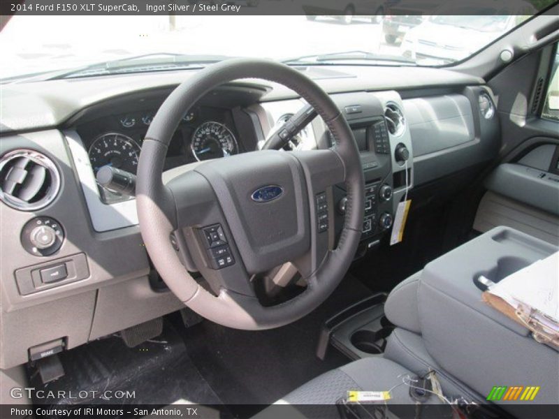 Ingot Silver / Steel Grey 2014 Ford F150 XLT SuperCab