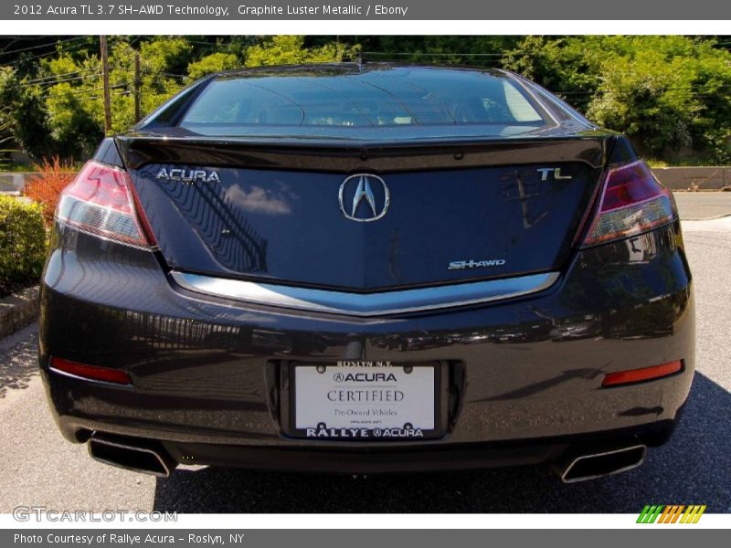 Graphite Luster Metallic / Ebony 2012 Acura TL 3.7 SH-AWD Technology