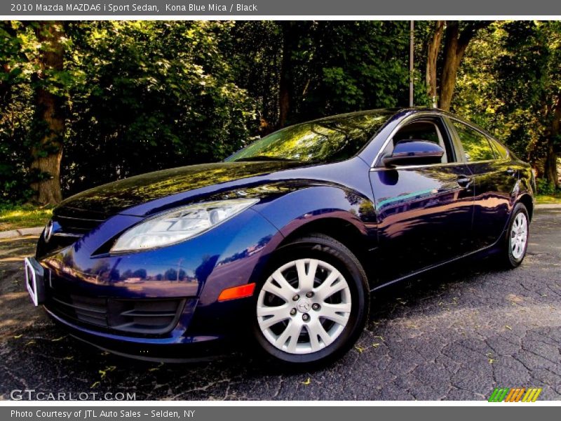Kona Blue Mica / Black 2010 Mazda MAZDA6 i Sport Sedan