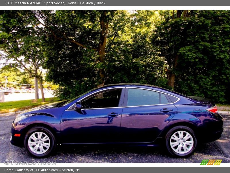 Kona Blue Mica / Black 2010 Mazda MAZDA6 i Sport Sedan