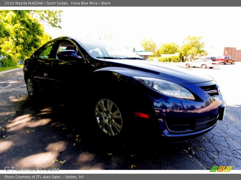 Kona Blue Mica / Black 2010 Mazda MAZDA6 i Sport Sedan