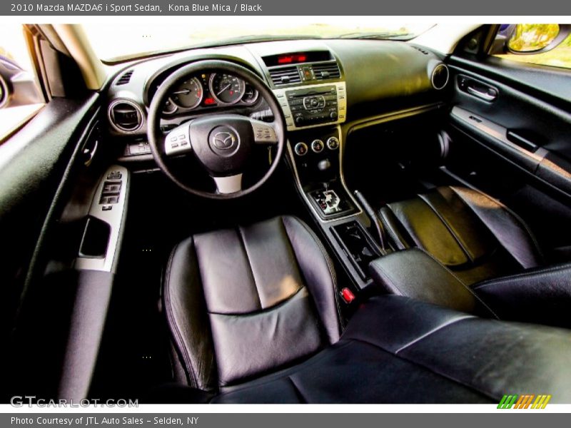 Kona Blue Mica / Black 2010 Mazda MAZDA6 i Sport Sedan