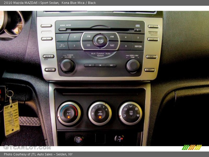 Kona Blue Mica / Black 2010 Mazda MAZDA6 i Sport Sedan