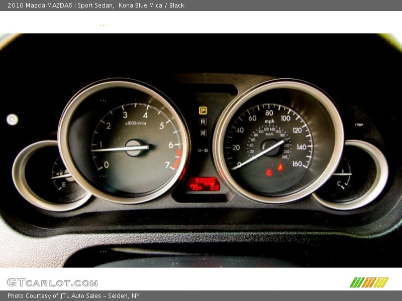 Kona Blue Mica / Black 2010 Mazda MAZDA6 i Sport Sedan
