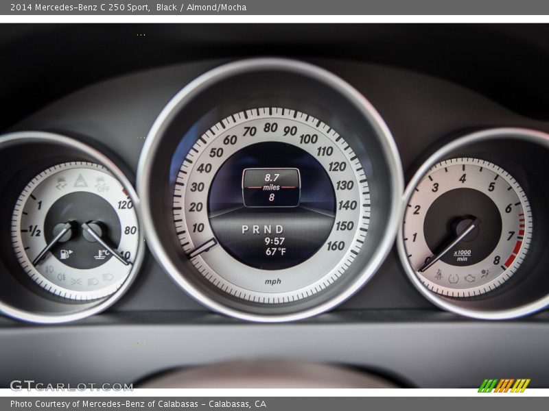 Black / Almond/Mocha 2014 Mercedes-Benz C 250 Sport