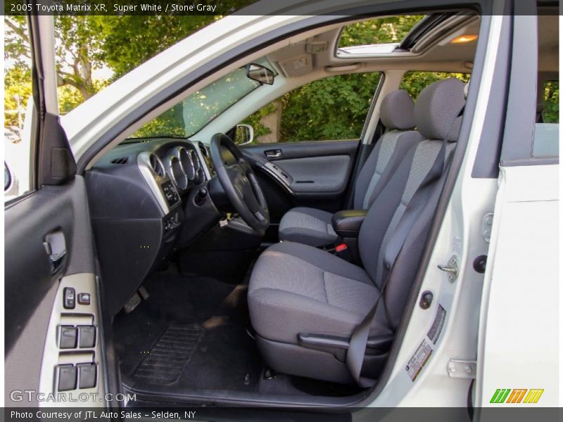 Super White / Stone Gray 2005 Toyota Matrix XR
