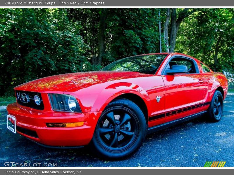Torch Red / Light Graphite 2009 Ford Mustang V6 Coupe