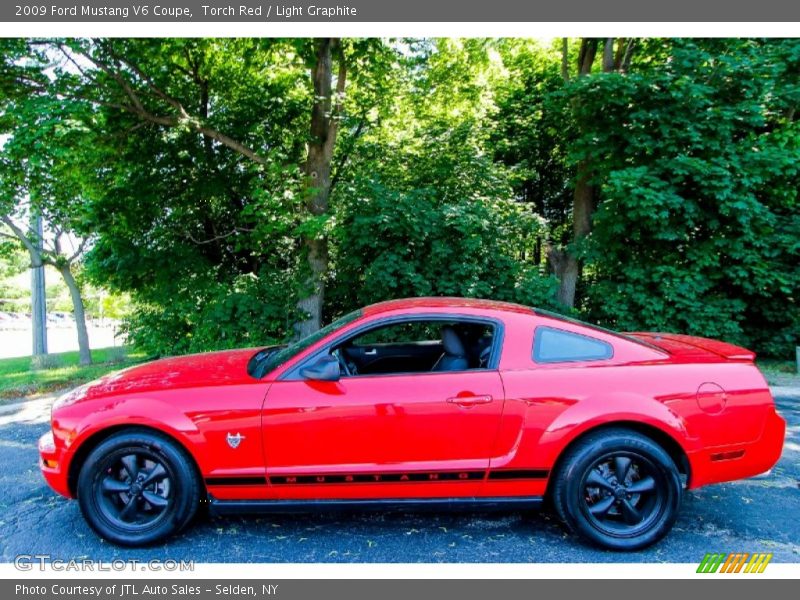 Torch Red / Light Graphite 2009 Ford Mustang V6 Coupe
