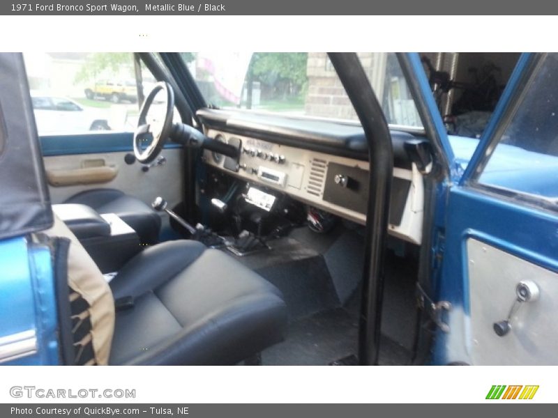 Metallic Blue / Black 1971 Ford Bronco Sport Wagon