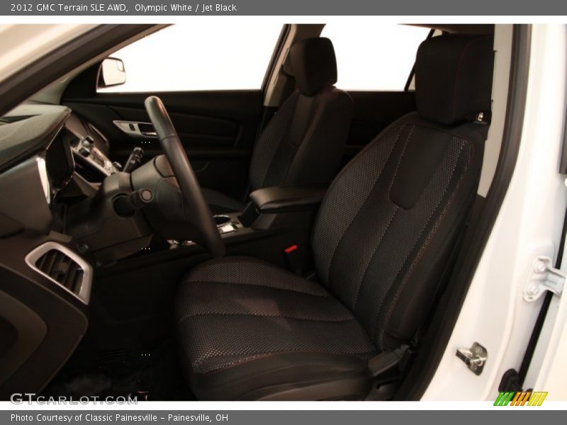 Olympic White / Jet Black 2012 GMC Terrain SLE AWD