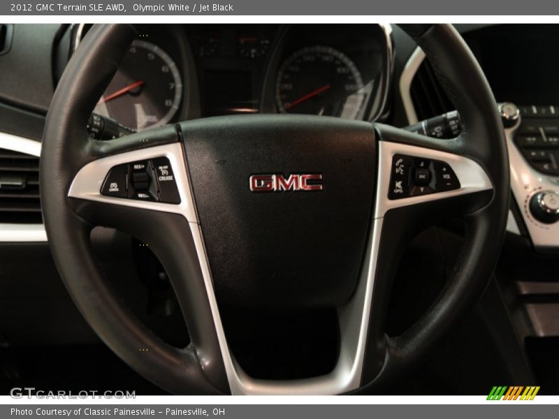 Olympic White / Jet Black 2012 GMC Terrain SLE AWD