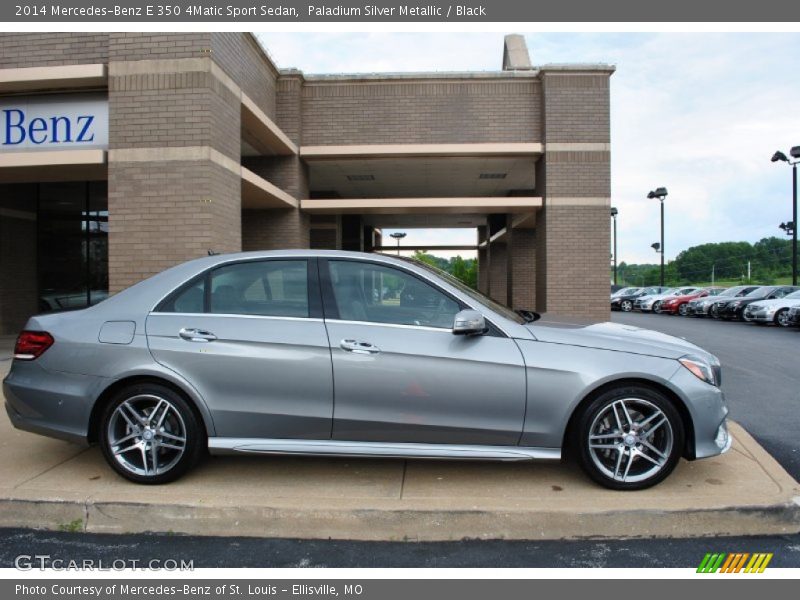 Paladium Silver Metallic / Black 2014 Mercedes-Benz E 350 4Matic Sport Sedan