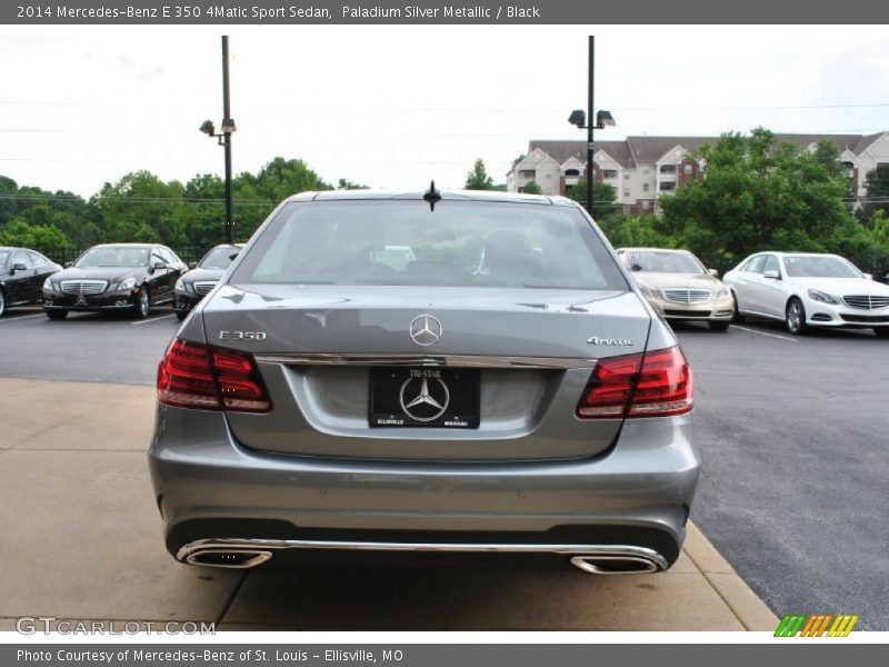 Paladium Silver Metallic / Black 2014 Mercedes-Benz E 350 4Matic Sport Sedan