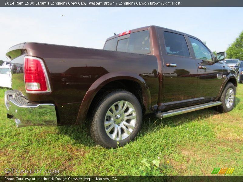 Western Brown / Longhorn Canyon Brown/Light Frost 2014 Ram 1500 Laramie Longhorn Crew Cab