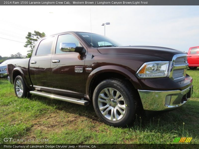 Western Brown / Longhorn Canyon Brown/Light Frost 2014 Ram 1500 Laramie Longhorn Crew Cab