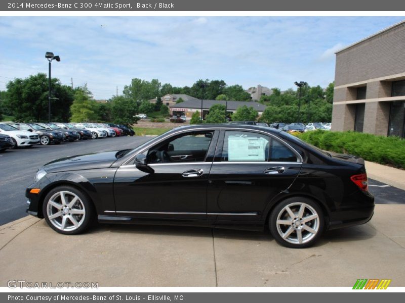 Black / Black 2014 Mercedes-Benz C 300 4Matic Sport