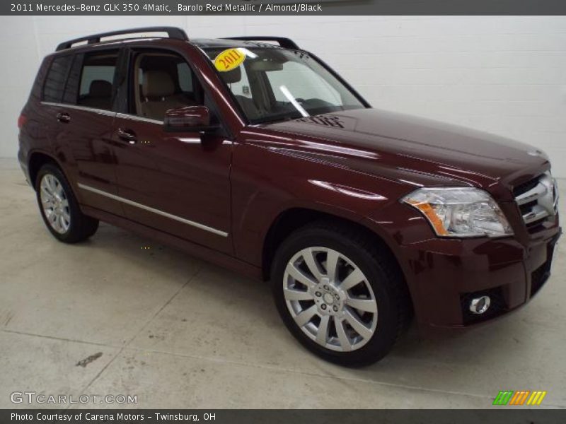 Barolo Red Metallic / Almond/Black 2011 Mercedes-Benz GLK 350 4Matic
