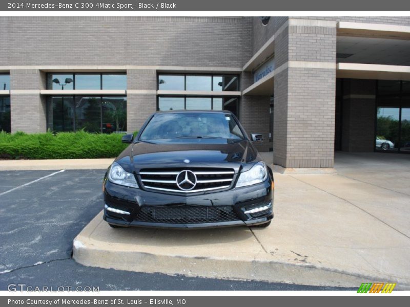 Black / Black 2014 Mercedes-Benz C 300 4Matic Sport