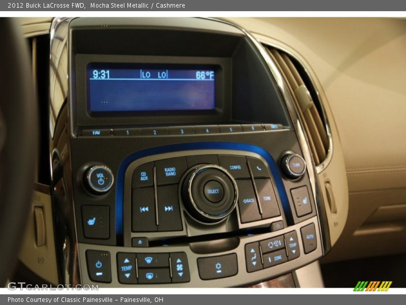 Controls of 2012 LaCrosse FWD