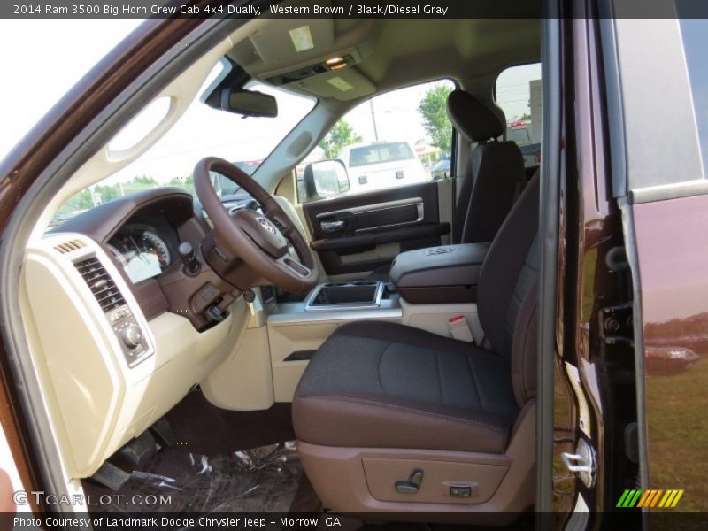 Western Brown / Black/Diesel Gray 2014 Ram 3500 Big Horn Crew Cab 4x4 Dually