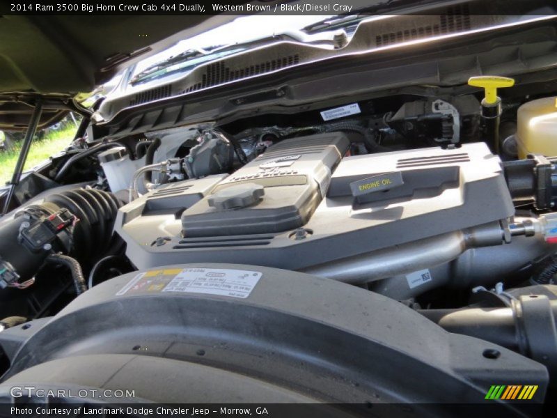 Western Brown / Black/Diesel Gray 2014 Ram 3500 Big Horn Crew Cab 4x4 Dually