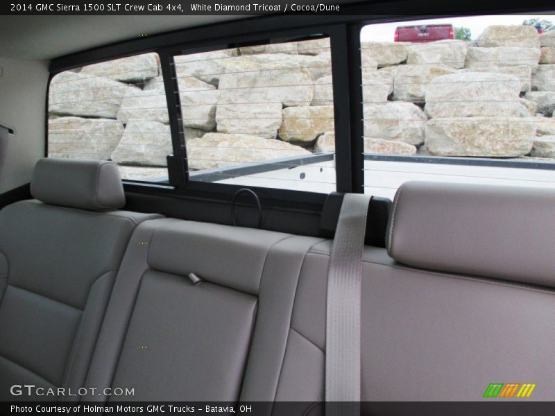 White Diamond Tricoat / Cocoa/Dune 2014 GMC Sierra 1500 SLT Crew Cab 4x4