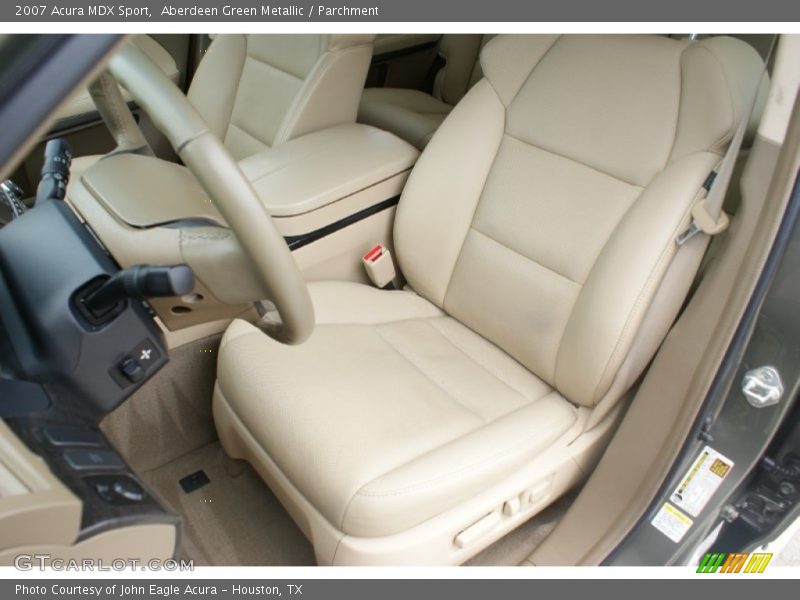 Front Seat of 2007 MDX Sport