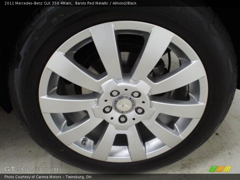 Barolo Red Metallic / Almond/Black 2011 Mercedes-Benz GLK 350 4Matic