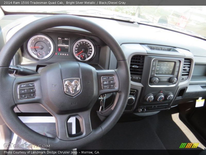 Dashboard of 2014 1500 Tradesman Quad Cab