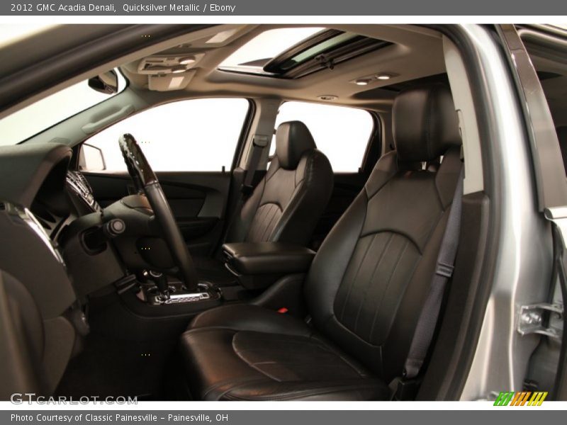 Quicksilver Metallic / Ebony 2012 GMC Acadia Denali