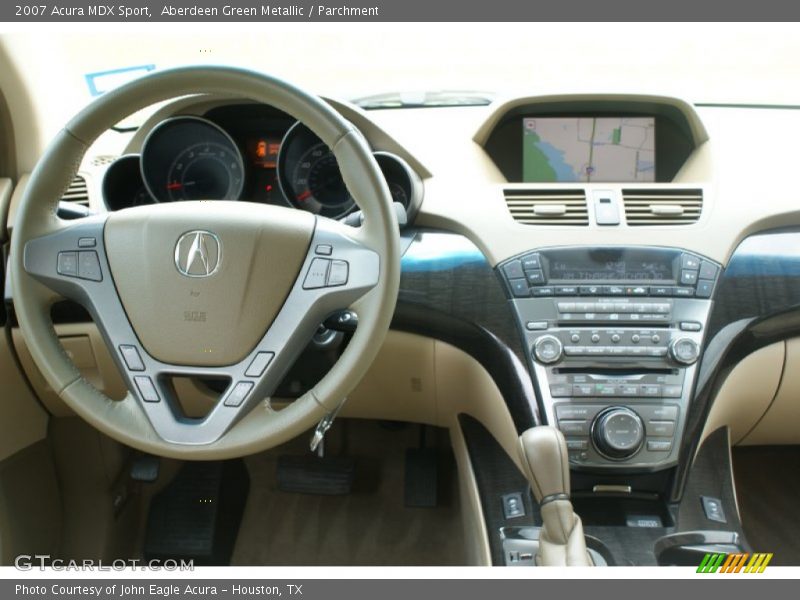 Aberdeen Green Metallic / Parchment 2007 Acura MDX Sport