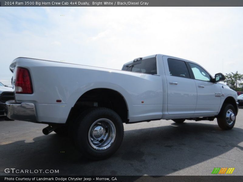 Bright White / Black/Diesel Gray 2014 Ram 3500 Big Horn Crew Cab 4x4 Dually
