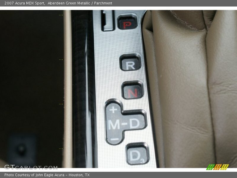 Aberdeen Green Metallic / Parchment 2007 Acura MDX Sport